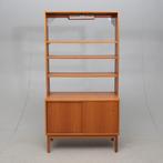 Vintage Teak Boekenkast - Zweeds Design 1960, Gebruikt, Teakhout, Scandivian vintage, 150 tot 200 cm