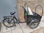 Handige bakfiets, past door poort/deur, incl. huif, Ophalen of Verzenden, Gebruikt, 4 kinderen of meer, Huif