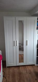 IKEA Brimnes 3-deurs kledingkast met spiegel, Huis en Inrichting, Ophalen, Met deur(en), Zo goed als nieuw, 150 tot 200 cm