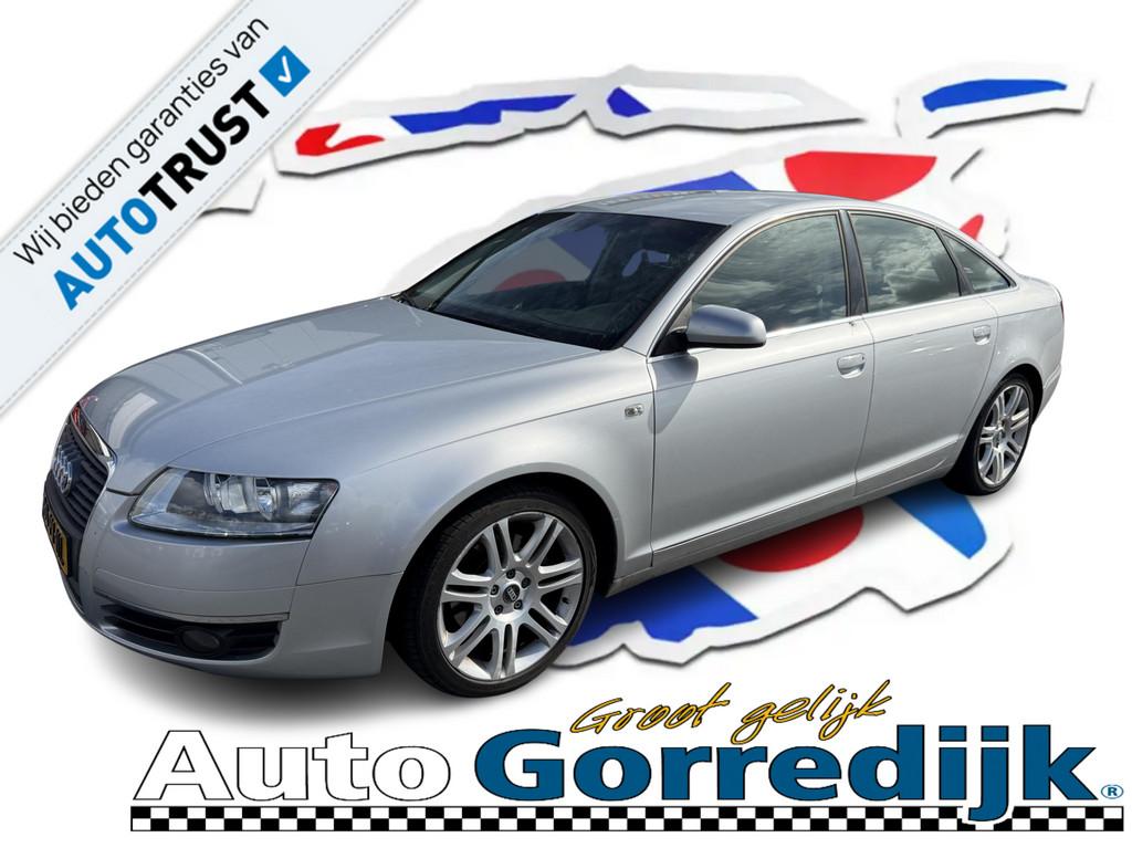 Audi A6 2.4 Pro Line Business LEER Nette auto Youngtimer, Auto's, Oldtimers, Zwart, Bedrijf, Audi, Navigatiesysteem