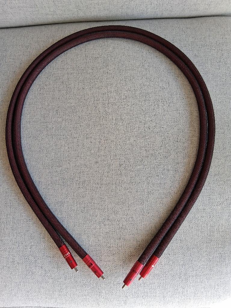 Audioquest Anaconda 1m rca, Audio, Tv en Foto, Audiokabels en Televisiekabels, Ophalen of Verzenden, Zo goed als nieuw, Minder dan 2 meter