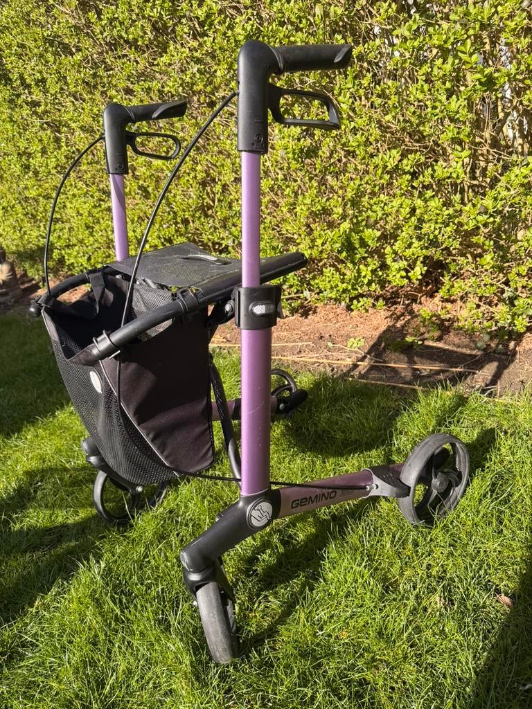 Lichtgewicht Rollator Sunrise Medical Gemino 30, Diversen, Ophalen of Verzenden, Opvouwbaar, Zo goed als nieuw