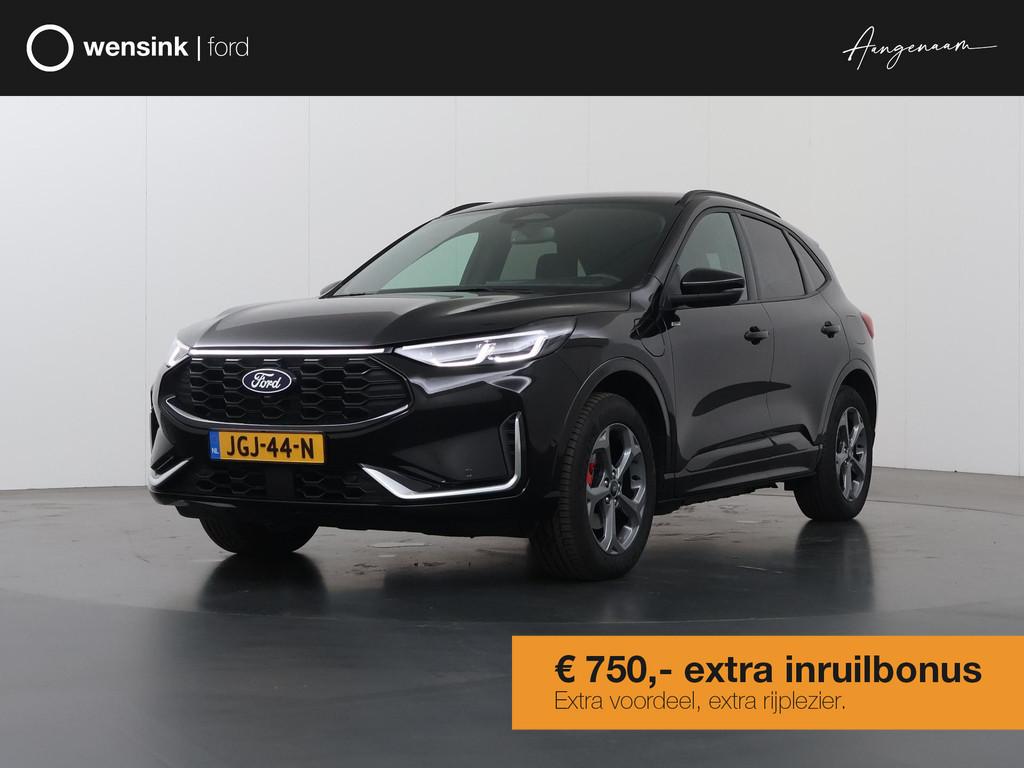 Ford Kuga 2.5 PHEV ST-Line X | Nieuw Model! | Navigatie | Pa, Auto's, Ford, Gebruikt, Parkeersensor, Zwart, Plug-in hybride