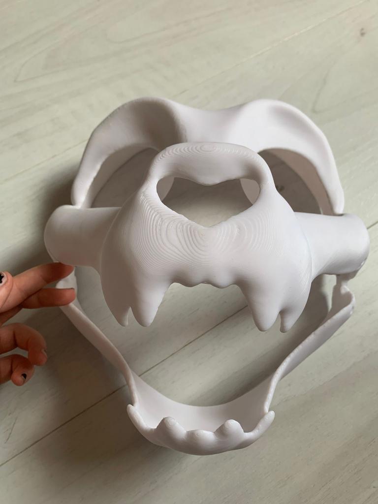 Toony Skulldog Headbase - Furry Fursuit Onderdeel, Ophalen of Verzenden, Nieuw, Toneelattributen of Onderdelen