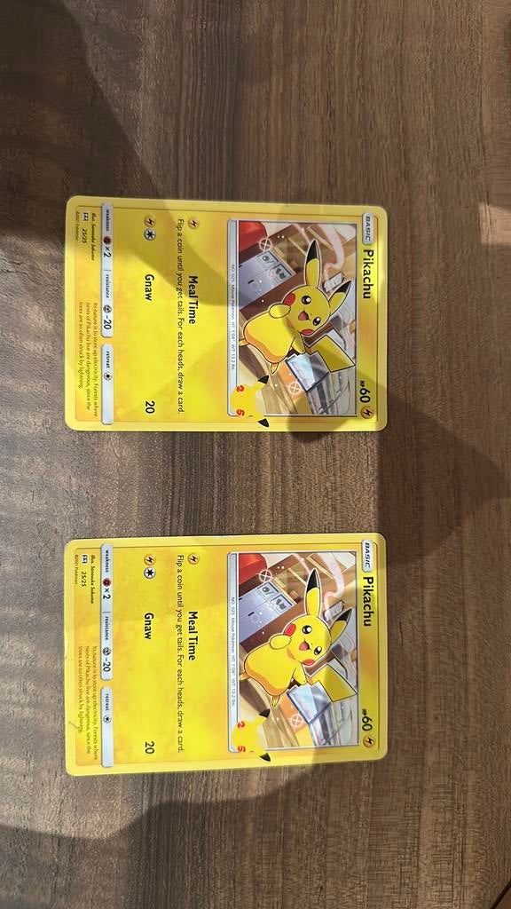 Pikachu 25/25, Verzenden, Zo goed als nieuw