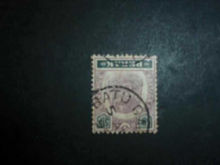 Engelse kolonie. Perak. 1895., Postzegels en Munten, Postzegels | Azië, Gestempeld, Zuidoost-Azië, Verzenden