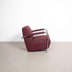 2x Leolux Scylla Fauteuil Laag Rood Geruit Stof, Niet ingevuld, Minder dan 75 cm, Niet ingevuld, Ophalen of Verzenden