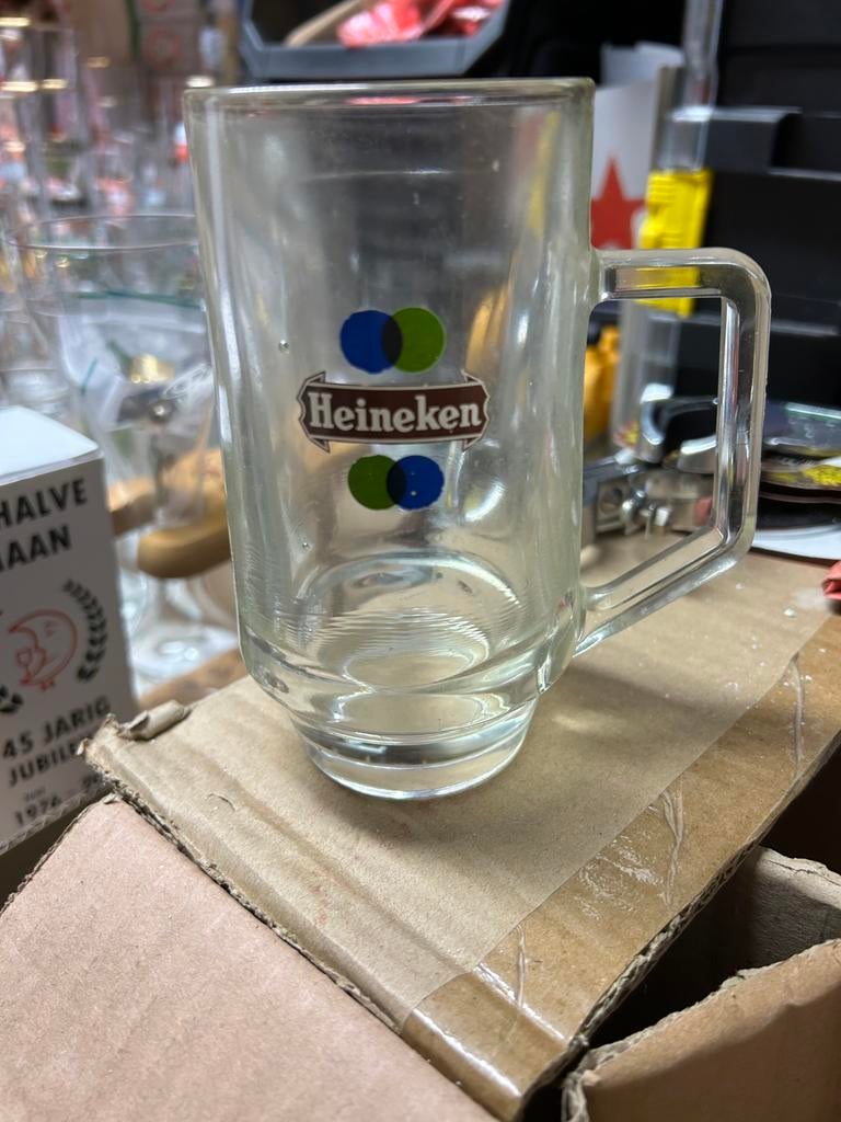 Engelse export Pul glas Heineken, Ophalen, Zo goed als nieuw, Bierglas
