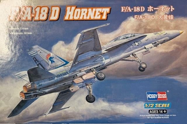 Coelianmodels, Hobby Boss 80269, F/A-18D, 1/72, € 14,99, Overige merken, 1:72 tot 1:144, Nieuw, Ophalen of Verzenden