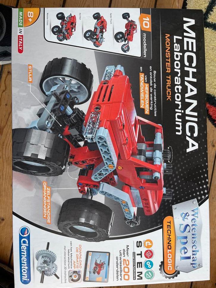 Clementoni Mechanica Laboratorium Monster Truck - Nieuw, Kinderen en Baby's, Speelgoed | Bouwstenen, Nieuw, Overige merken, Ophalen