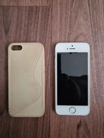 iPhone 5S Wit/Zilver + Hoesje, Gebruikt, Wit, Ophalen of Verzenden, Zonder abonnement