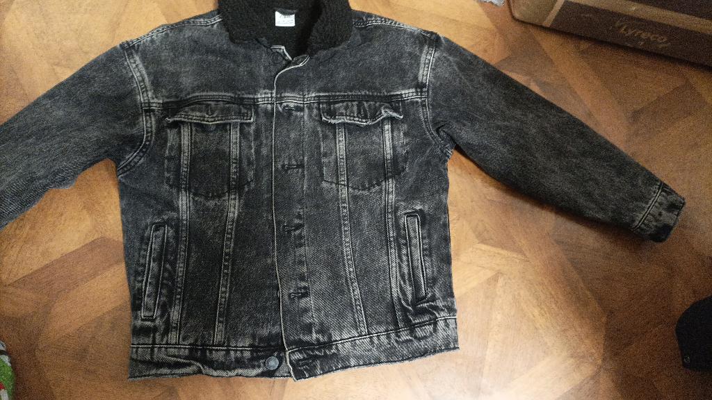 Zara teddy gevoerde spijkerjas maat 10/140, Ophalen of Verzenden, Zo goed als nieuw, Zara, Jongen