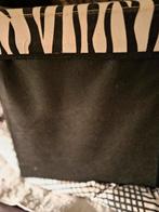 Poef zebra print, Ophalen of Verzenden, Rond, Minder dan 50 cm