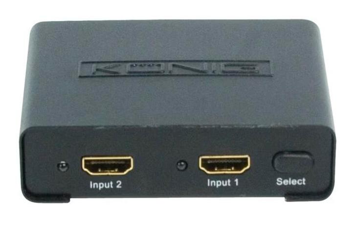 König KN-HDMISW10 2-weg HDMI-schakelaar., Audio, Tv en Foto, Televisie-accessoires, Zo goed als nieuw, Ophalen of Verzenden