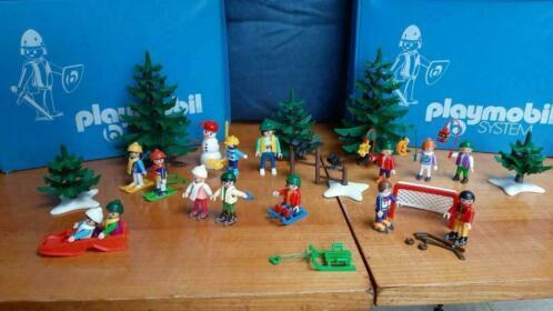 wintersport sneeuw ski schaatsen slee winter ijs los te koop, Kinderen en Baby's, Speelgoed | Playmobil, Ophalen of Verzenden