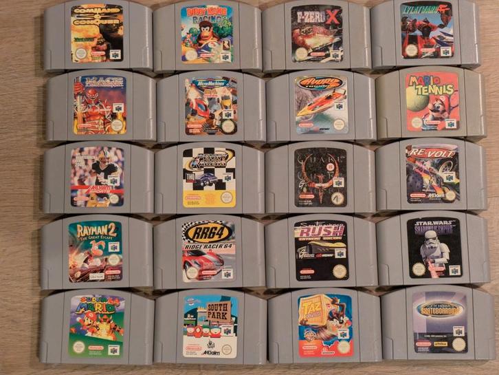 Nintendo 64 games voor 20€ per stuk!, Spelcomputers en Games, Games | Nintendo 64, Zo goed als nieuw, Racen en Vliegen, 1 speler