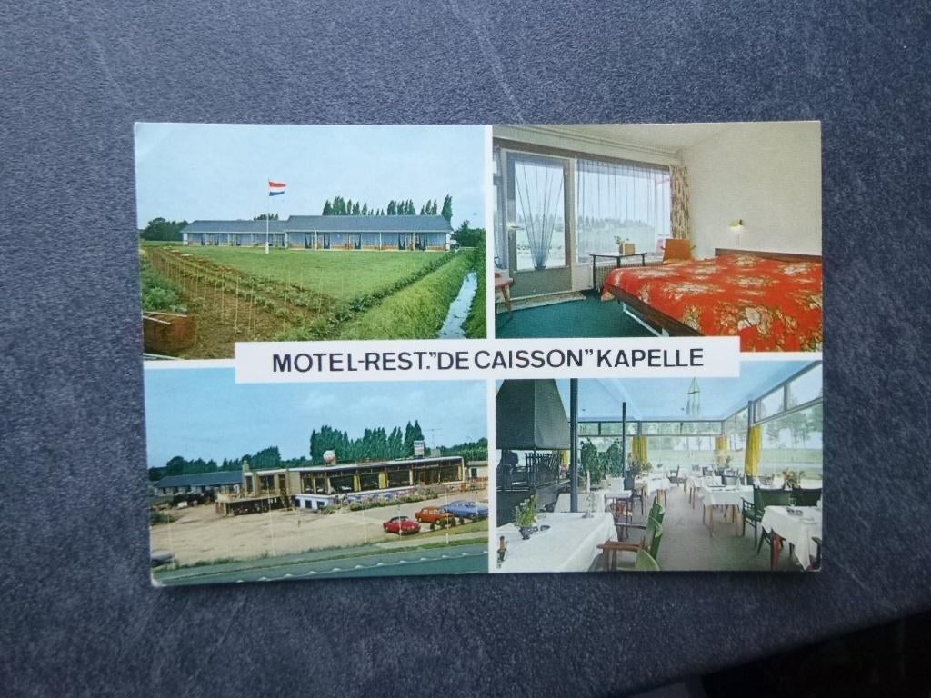 Kapelle, motel restaurant de Caisson/interieur/auto, Verzenden, 1980 tot heden, Ongelopen, Noord-Brabant