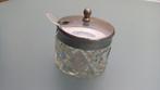 Oud jam- of suikerpotje van kristal, Ophalen of Verzenden