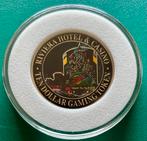 2x ten dollar casino munt Rivera Hotel $10, Ophalen of Verzenden, Noord-Amerika