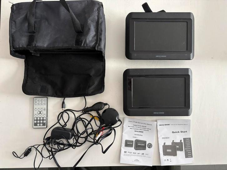 Nextbase Draagbare DVD Speler met 2 Schermen voor Auto, Audio, Tv en Foto, Dvd-spelers, Gebruikt, Dvd-speler, Overige merken, Draagbaar