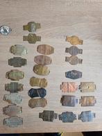 Rijwielbelasting plaatjes 25 stuks., Ophalen of Verzenden, Nederland, Munten