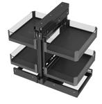 Hoekkast oplossing, Ophalen, Zwart, Nieuw, 50 tot 100 cm