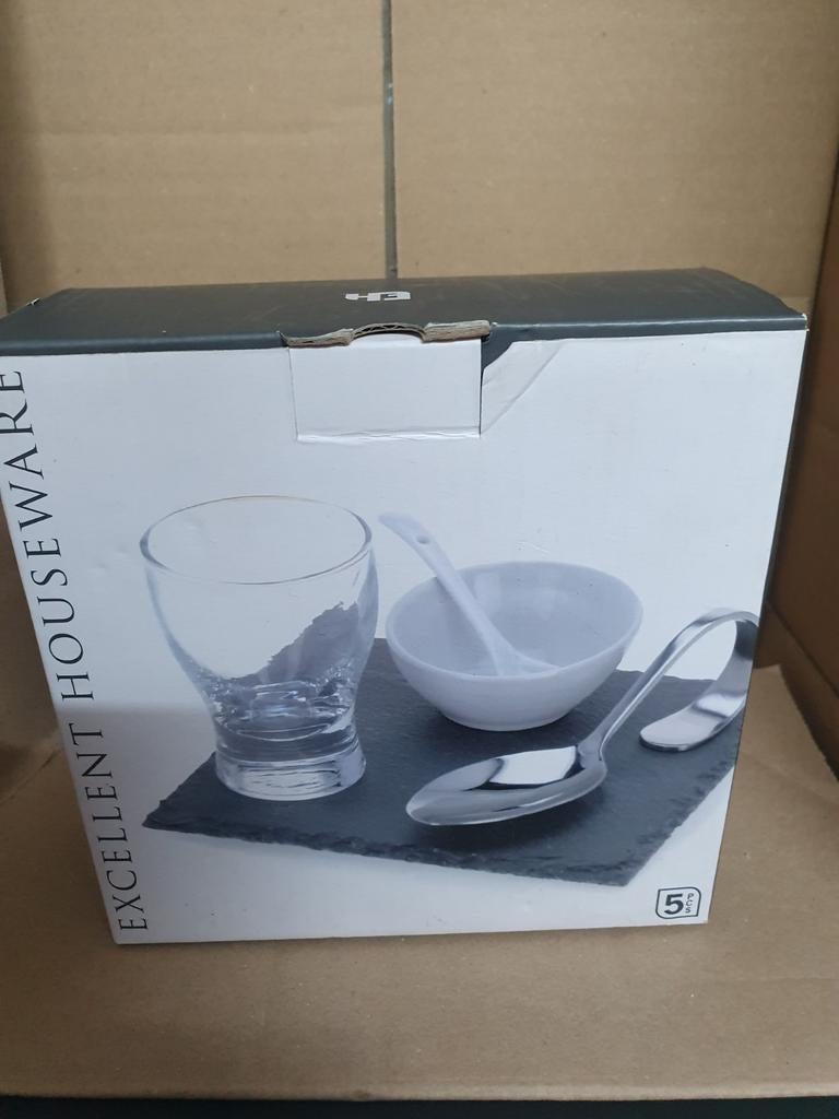 Set van 2 amuse setjes, 5-delig per set, Ophalen of Verzenden, Nieuw