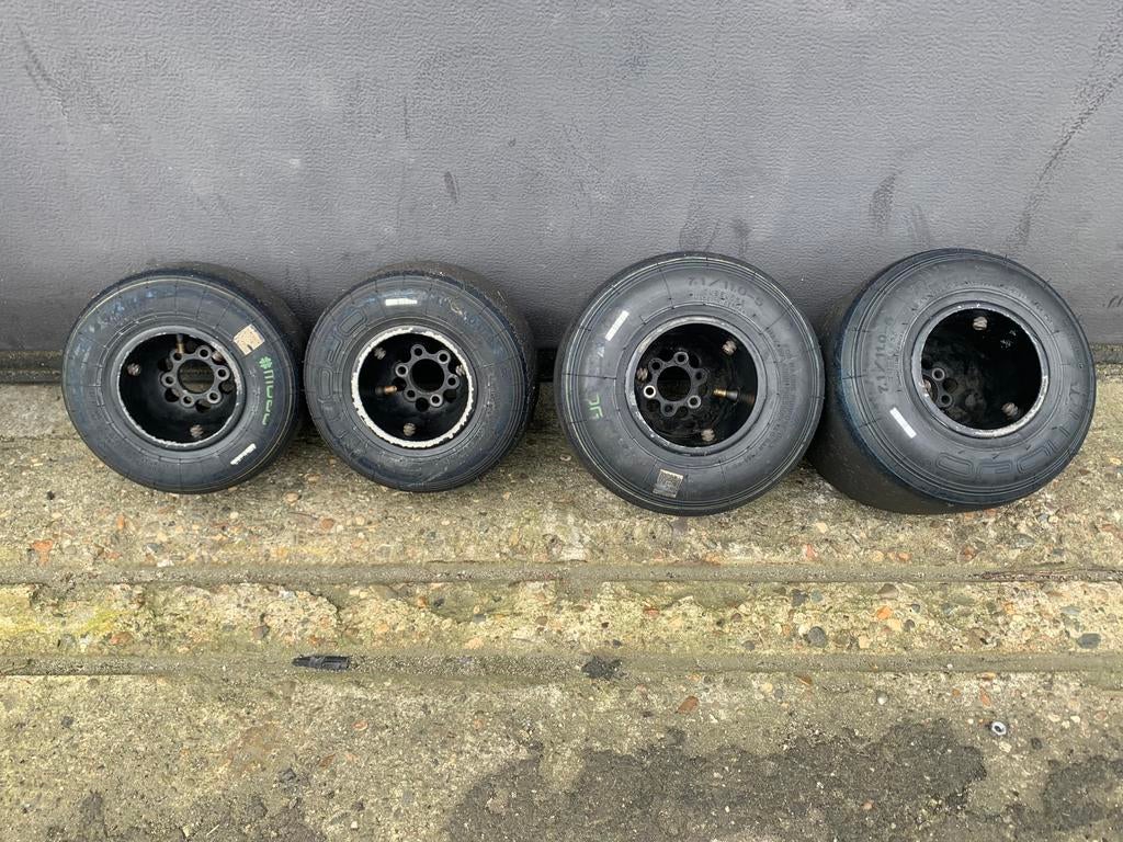 Birel freeline velgen van magnesium met mojo d5, Sport en Fitness, Karting, Ophalen of Verzenden, Zo goed als nieuw, Onderdelen Kart