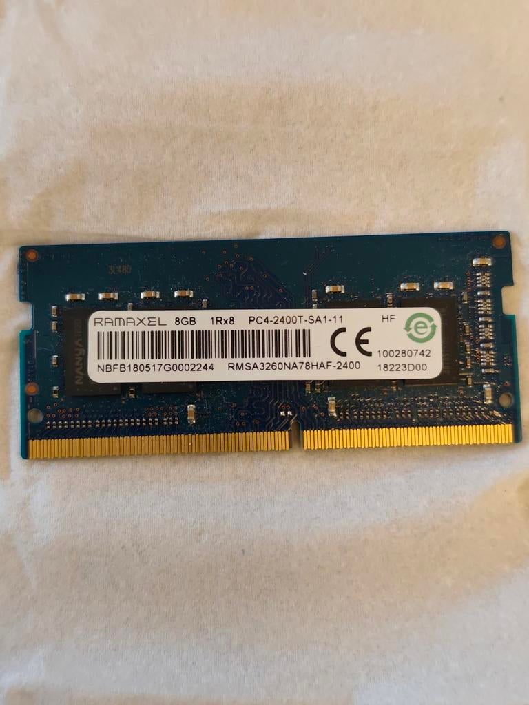 RAMAXEL 8GB DDR4 RAM geheugen, DDR4, 8 GB, Ophalen of Verzenden, Zo goed als nieuw