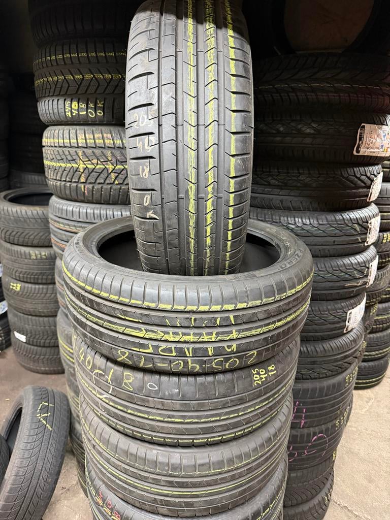 Gebruikte zomerbanden - 205-40-18, Ophalen, 18 inch, Gebruikt, 205 mm