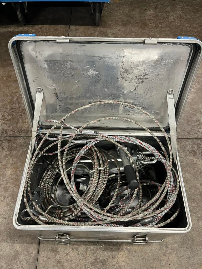 professionele trek-/hijsset met staalkabel, Ophalen of Verzenden, Zo goed als nieuw