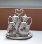 Porselein azijn setje, Ophalen of Verzenden, Zo goed als nieuw