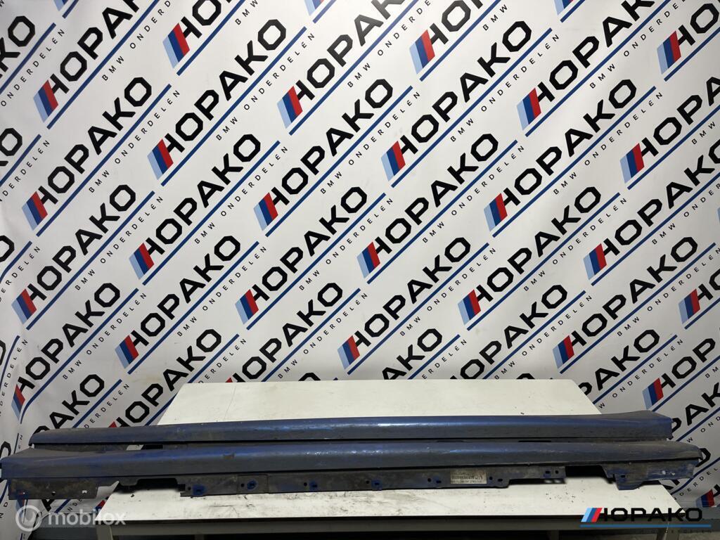 Sideskirts BMW 3 serie F30 F31 | M sport estoril blauw II, Gebruikt, Einsteinlaan 5 rijswijk, Bmw, Ophalen of Verzenden