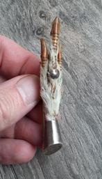 Om1900-1950 Jager Jacht Spelt Zilver Jagers Trofee Hoed Kilt, Ophalen of Verzenden, Zilver