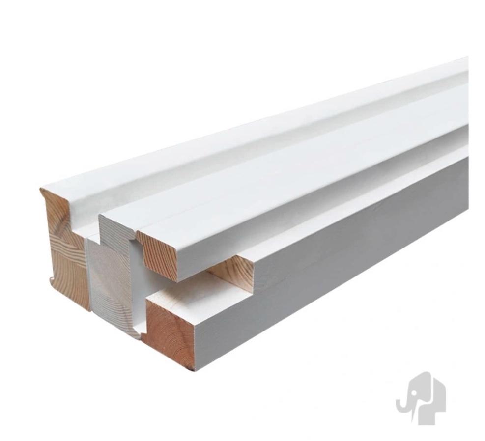 Hardhouten binnendeur kozijn deurkozijn wit voorbehandeld, Deurkozijn, Niet ingevuld, Nieuw, Ophalen of Verzenden