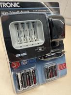 TRONIC Accu-snellader met 8 Ni-MH batterijen (AA/AAA), Audio, Tv en Foto, Accu's en Batterijen, Ophalen, Nieuw, Oplaadbaar