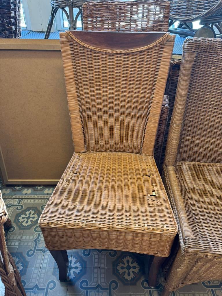 Rotan stoel 1, Ophalen, Gebruikt, Riet of Rotan, Eén