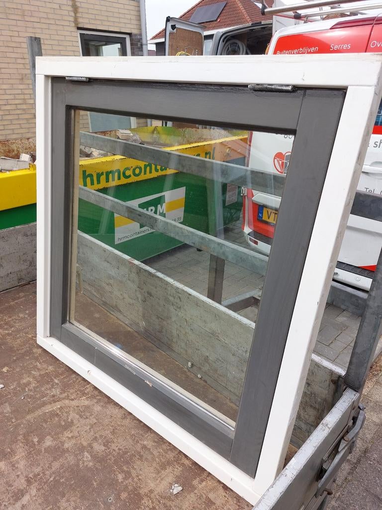 Raamkozijn meranti 100x101 cm bxh, Doe-het-zelf en Verbouw, Kozijnen en Schuifpuien, Raamkozijn, 75 tot 150 cm, Hout, Ophalen