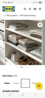 GEZOCHT / GEVRAAGD : 1 witte plank 100x60cm voor PAX kast, Ophalen, Gebruikt, 50 tot 100 cm, Minder dan 100 cm