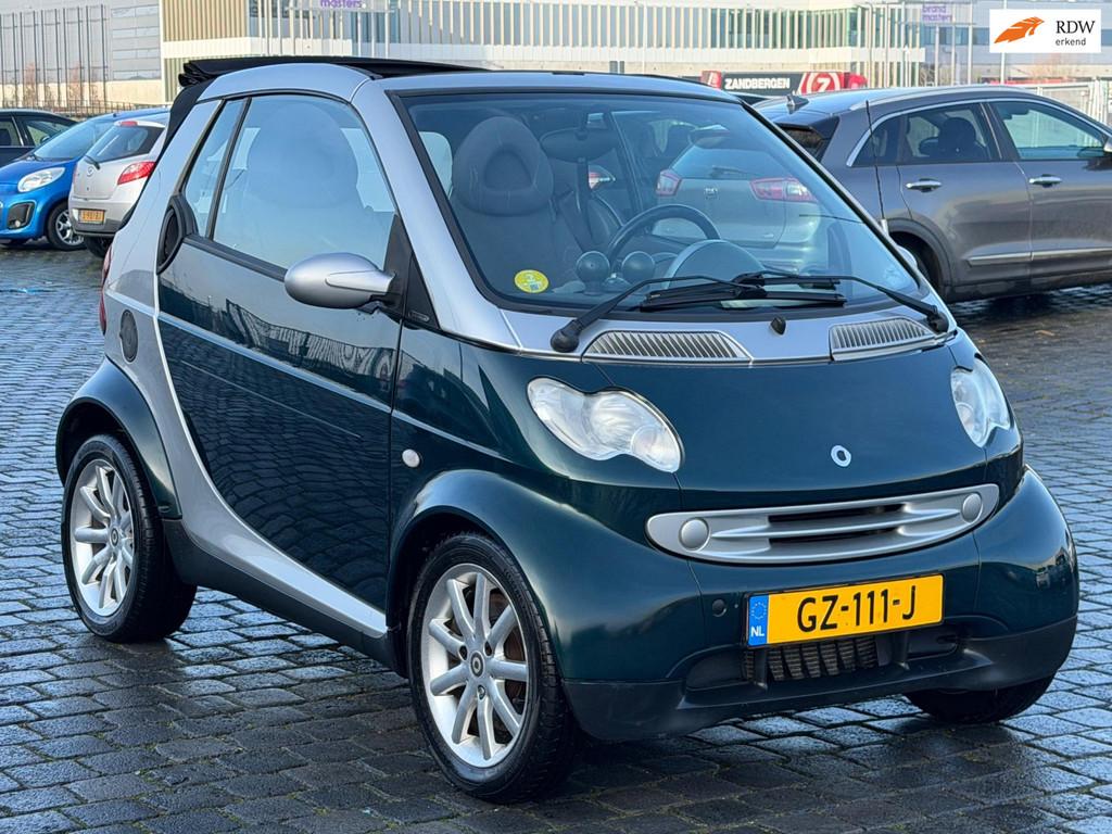 Smart Fortwo cabrio 0.7 pure AIRCO APK BOEKJES, Auto's, Smart, Bedrijf, Te koop, ForTwo, ABS, Airbags, Airconditioning, Centrale vergrendeling