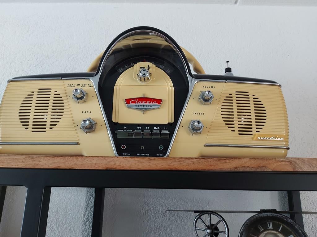Vintage Radio Cassette Recorder - Classic Design, Audio, Tv en Foto, Radio's, Gebruikt, Radio, Ophalen of Verzenden