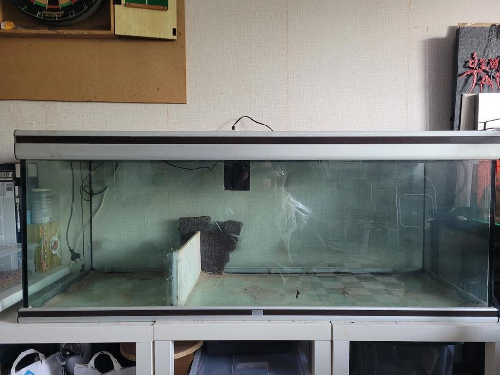 Aquarium gebruikt als terrarium, Dieren en Toebehoren, Vissen | Aquaria en Toebehoren, Ophalen, Gebruikt, Leeg aquarium