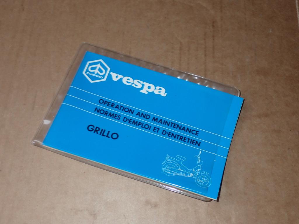 Piaggio Vespa Grillo Eigenaars Handleiding, Verzenden