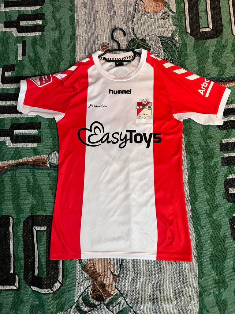 Matchworn FC Emmen voetbal shirt uit 2021/22, Maat XL, Ophalen of Verzenden, Zo goed als nieuw, Shirt