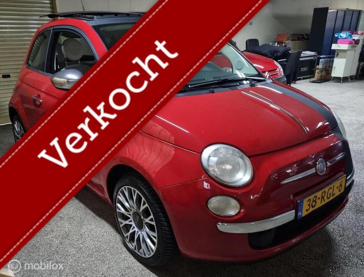 Fiat 500 1.2 Sport, Auto's, Fiat, Bedrijf, Te koop, ABS, Airbags, Airconditioning, Alarm, Bluetooth, Centrale vergrendeling, Elektrische buitenspiegels