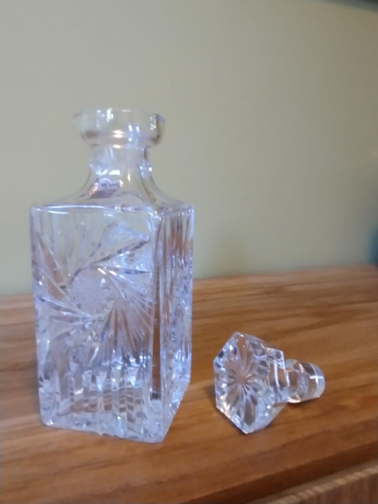 Vintage Kristallen karaffen, Ophalen, Vintage, Gebruikt, Overige materialen