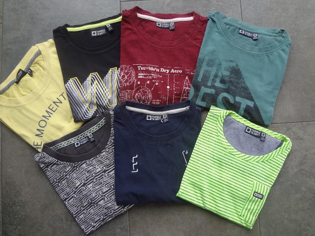 kleding pakket / bundel t-shirts Tumble 'n Dry - maat 158, Tumble 'n Dry, Ophalen of Verzenden, Zo goed als nieuw, Shirt of Longsleeve