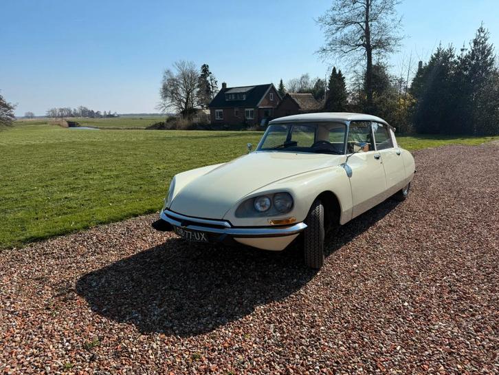 Citroën DS 20 2.0 Special 1972 Wit, Auto's, Citroën, Particulier, DS, Radio, Benzine, Sedan, Handgeschakeld, Origineel Nederlands