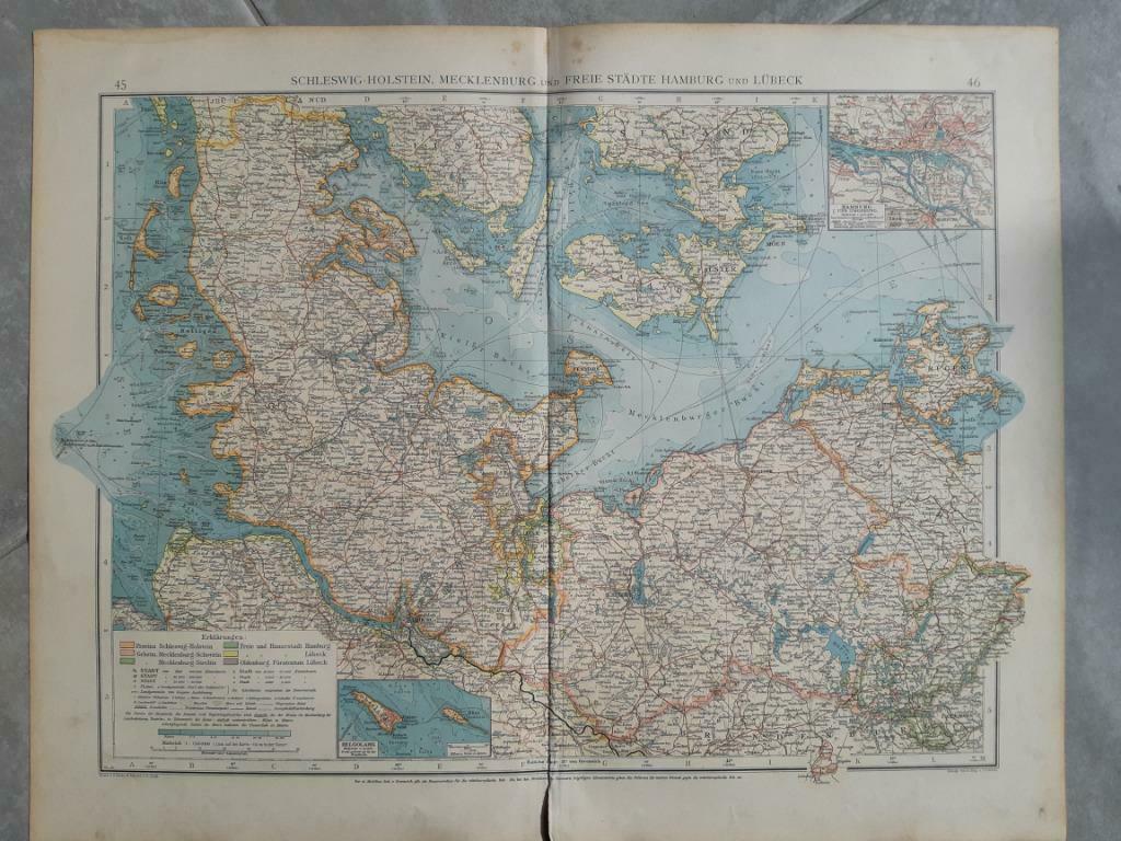 45-46/ Schleswig-Holstein, Mecklenbrug, Hamburg & Lübeck, Antiek en Kunst, Ophalen of Verzenden