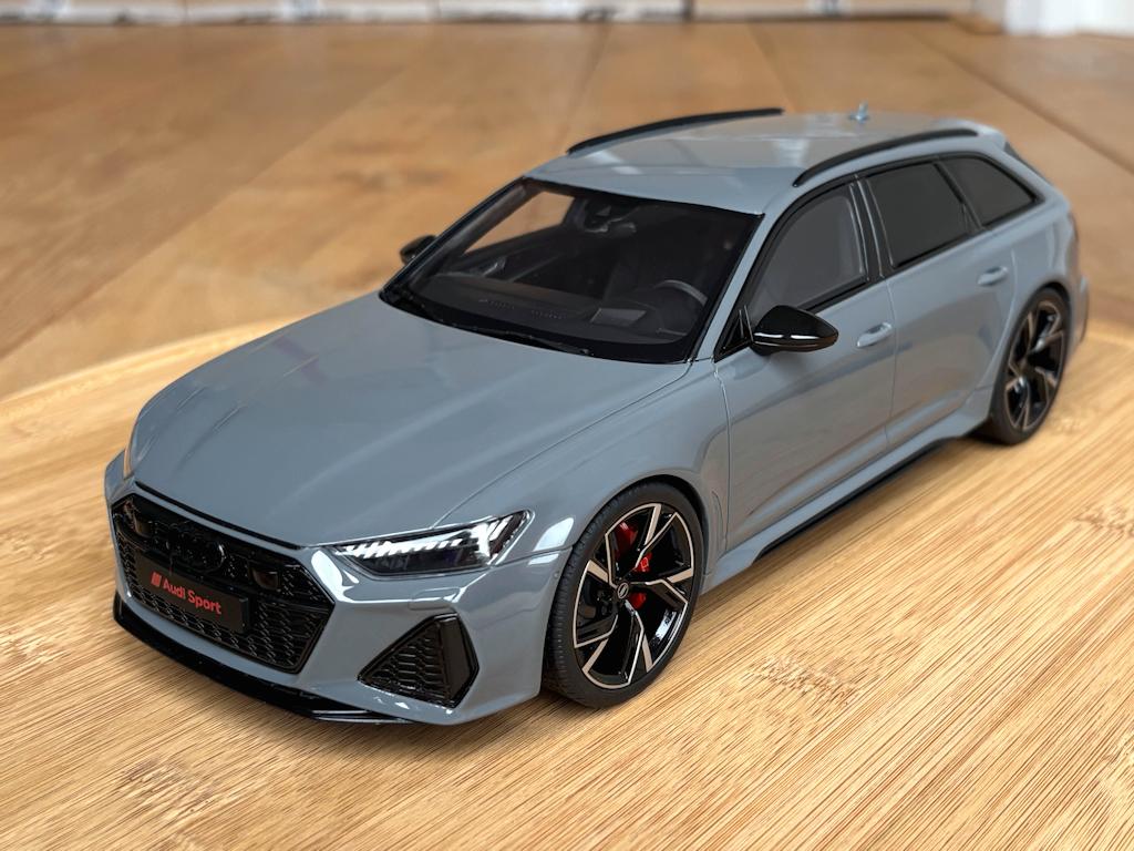 Audi RS6 C8 Nardo grijs 1:18 GT Spirit GT847 nieuw in doos, Hobby en Vrije tijd, Modelauto's | 1:18, Ophalen of Verzenden, Nieuw